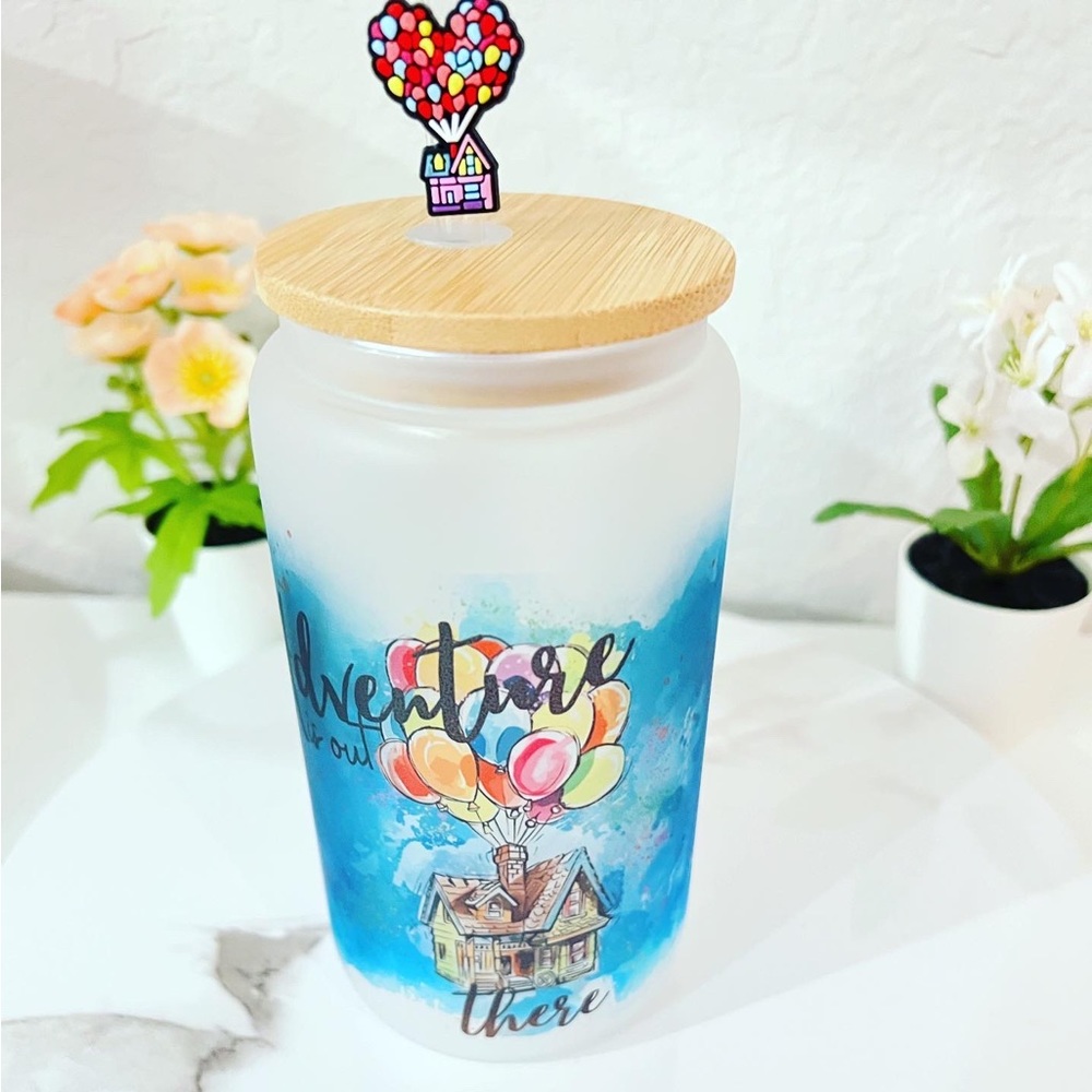 Up Disney movie Glass cup 16oz